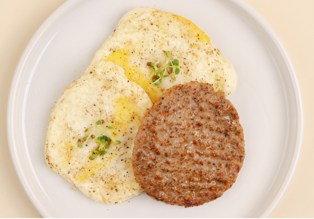 2 Egg Patties & Breakfast Sausage
