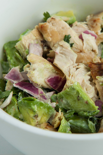 Chicken avocado salad from Personal Trainer Food