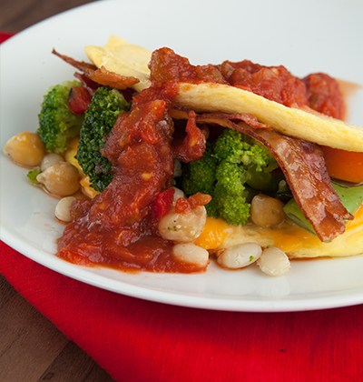 Breakfast Burrito Omelet