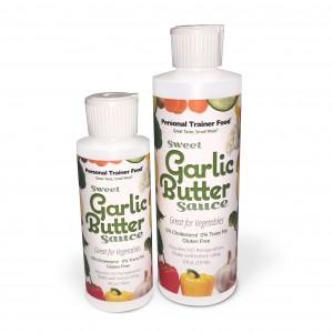 Personal Trainer Food's Sweet Garlic Butter Sauce is perfect on any veggie, and will help you burn fat.