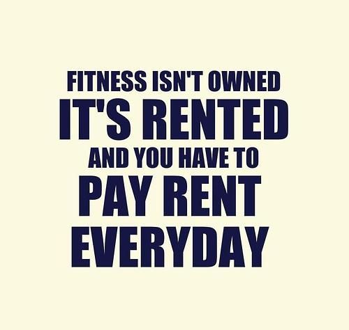 Health isn't owned, it's rented, and the rent is due every day.