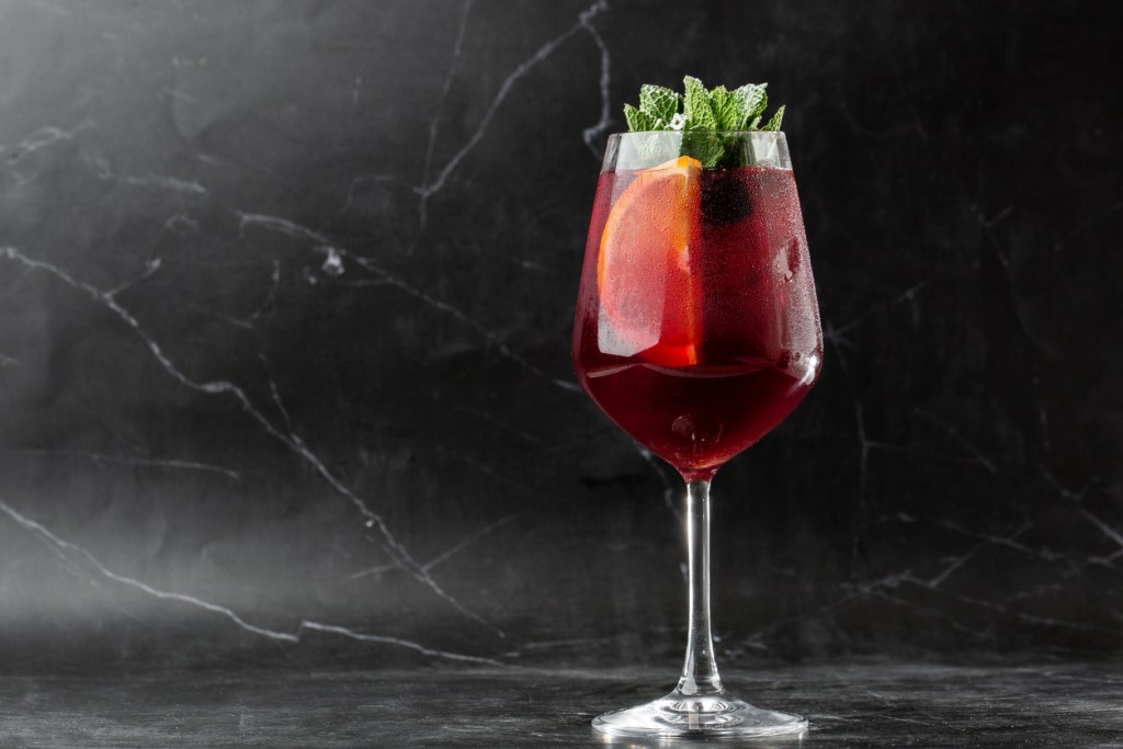 Hibiscus Sangria or Non-alcoholic Sangria