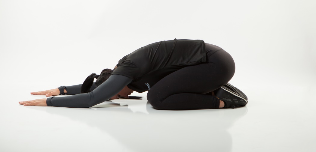 If you are feeling stressed, try doing a soothing, calming child's pose from Personal Trainer Food's 8 best stretches you can do.