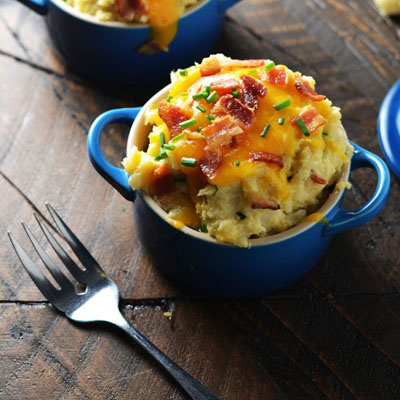 Loaded Mashed Cauliflower