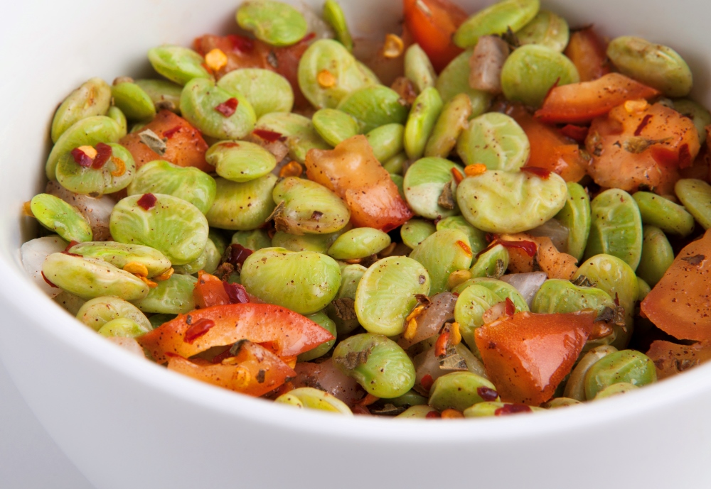 Diet right with tasty Personal Trainer Food Mediterranean Lima Beans to lose weight fast.
