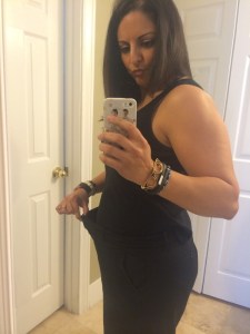 Dr. Mo August 15 2014 at mid-point in completing her Personal Trainer Food Altered wedding weight loss journey.