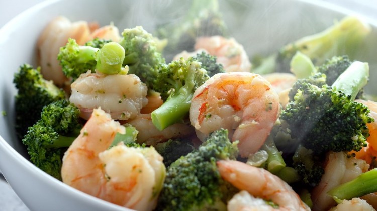 Buttered Garlic Shrimp and Broccoli
