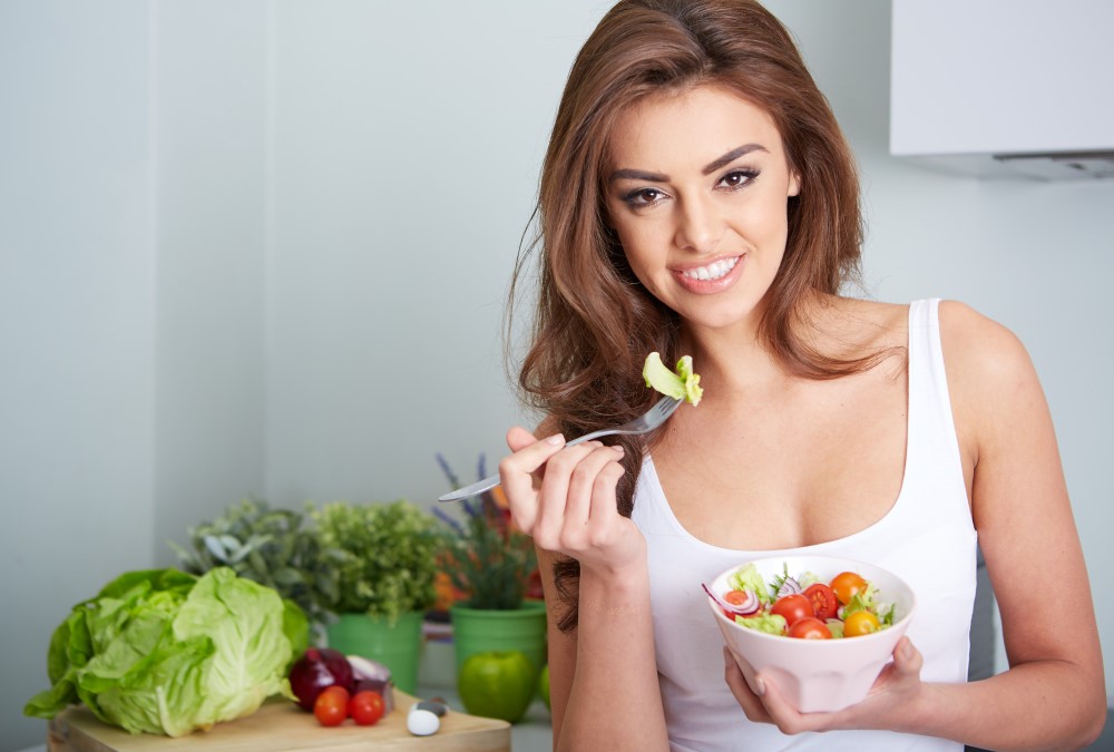 This woman doesn't have to count anything to keep fat at bay.