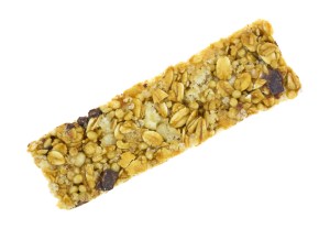 Here's a sweet chocolate chip granola bar, would you eat it?