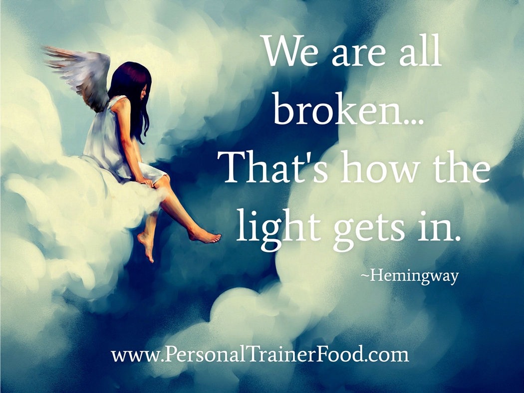 Open yourself up to your own light which is created by being your best, most authentic self with Personal Trainer Food (the no-diet diet solution that let's you live your life).