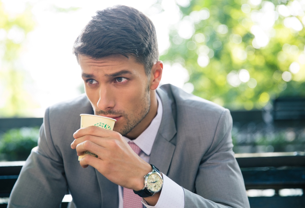 This healthy guy sips coffee to kill cravings and burn fat more efficiently.