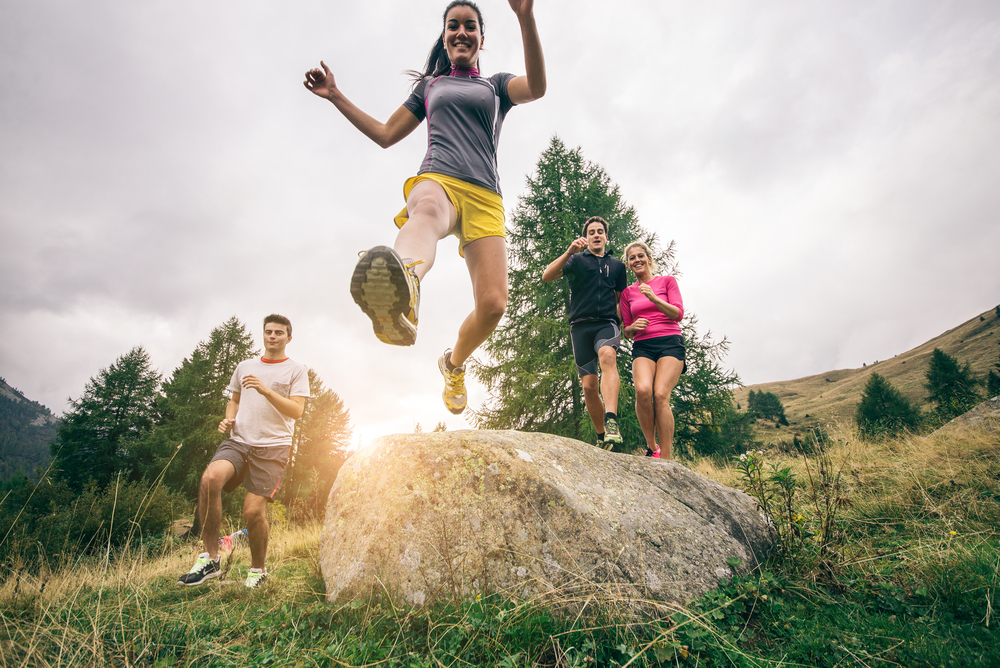 Hit the trail to activate your core muscles to lose more weight with Personal Trainer Food.