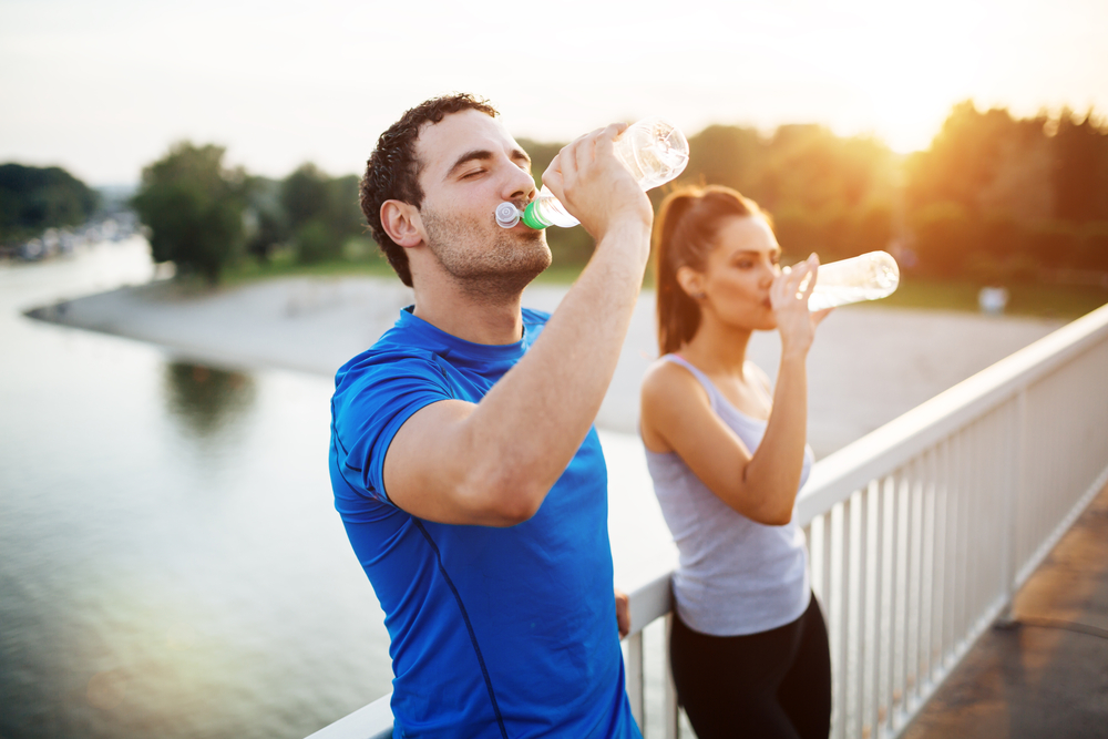 Water is essential to burning more fat and getting a kick ass exercise session in; drink up for flat sexy abs!