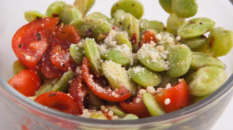 Tomato Basil Lima Beans