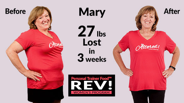 Mary Lost 27 Pounds in 3 Weeks with PTF!