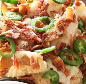Pork Rind Nachos